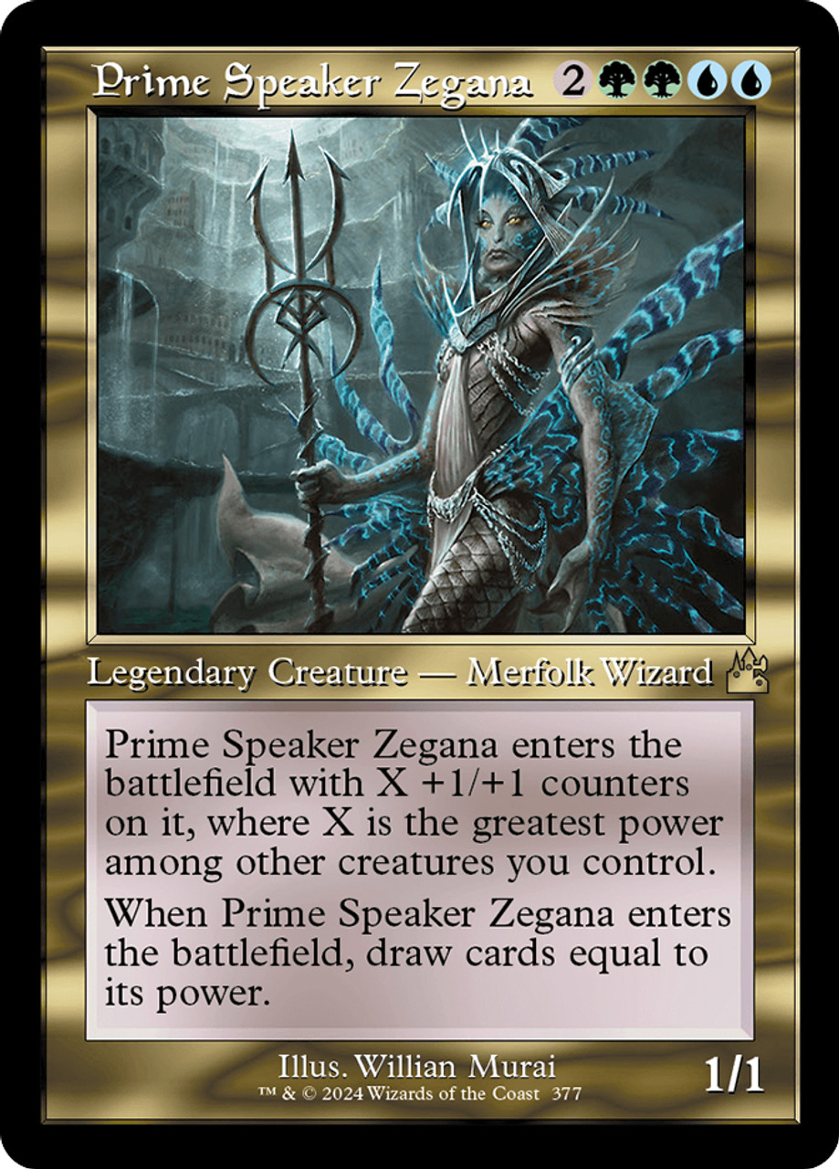 MTG
マジックザギャザリング
日本語版統率者デッキ 2015 5点セット Prime Speaker Zegana (Retro Frame) | Ravnica Remastered