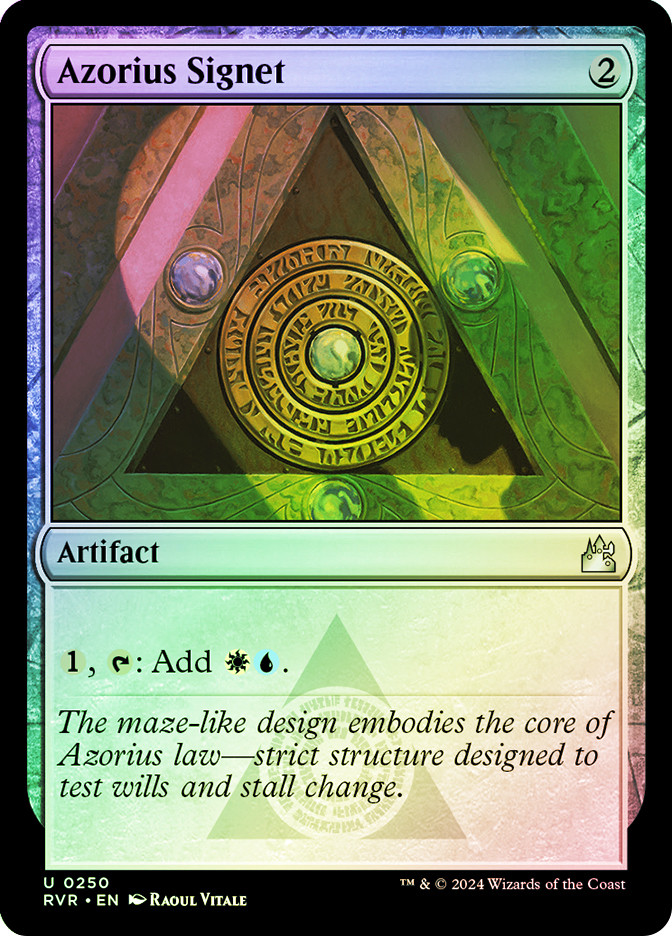 Azorius Signet | Ravnica Remastered | Star City Games
