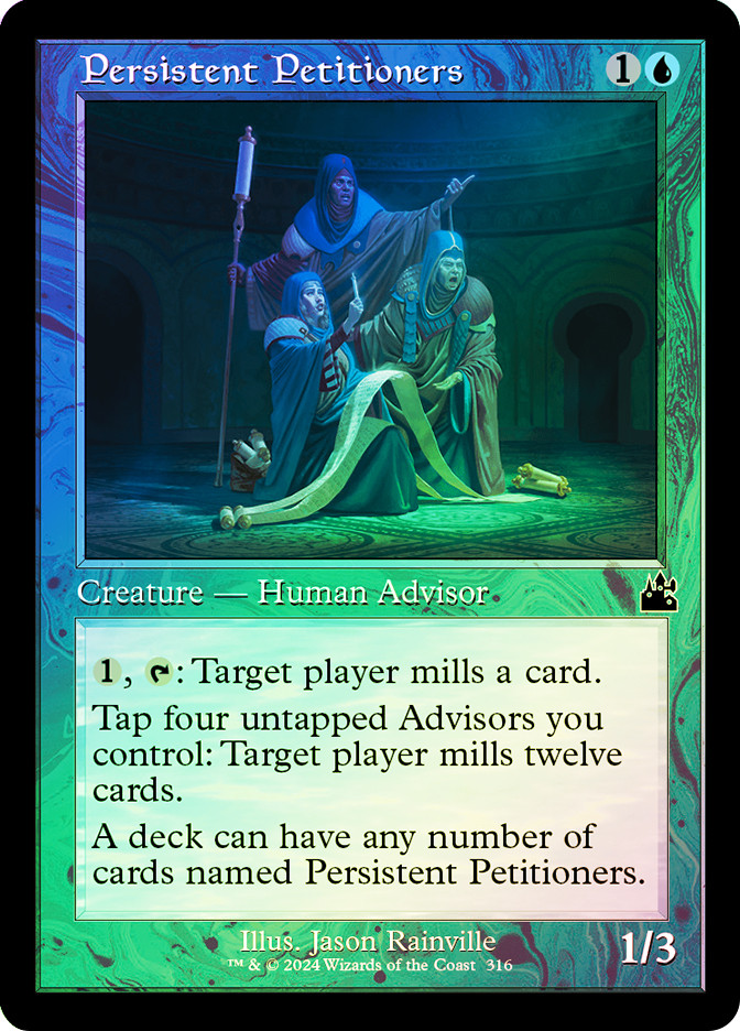 MtG Ravnica Remastered Common Persistent Petitioners #316 [Retro Frame]