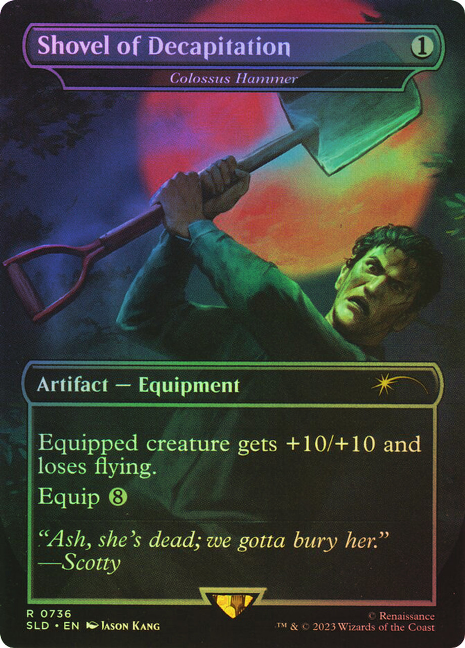 (foil)巨像の鎚/Colossus Hammer》(LCC) Final Fantasy Commander Decks Foil: Colossus Hammer (Surge Foil)