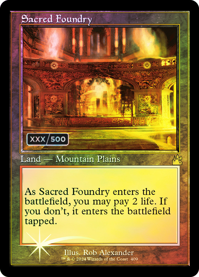 Sacred Foundry | Ravnica Remastered | Star City Games