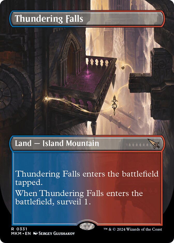 MTG【ボーダーレス】轟音の滝/Thundering Falls【Foil】英 Thundering Falls | Murders at Karlov Manor | Star City Games