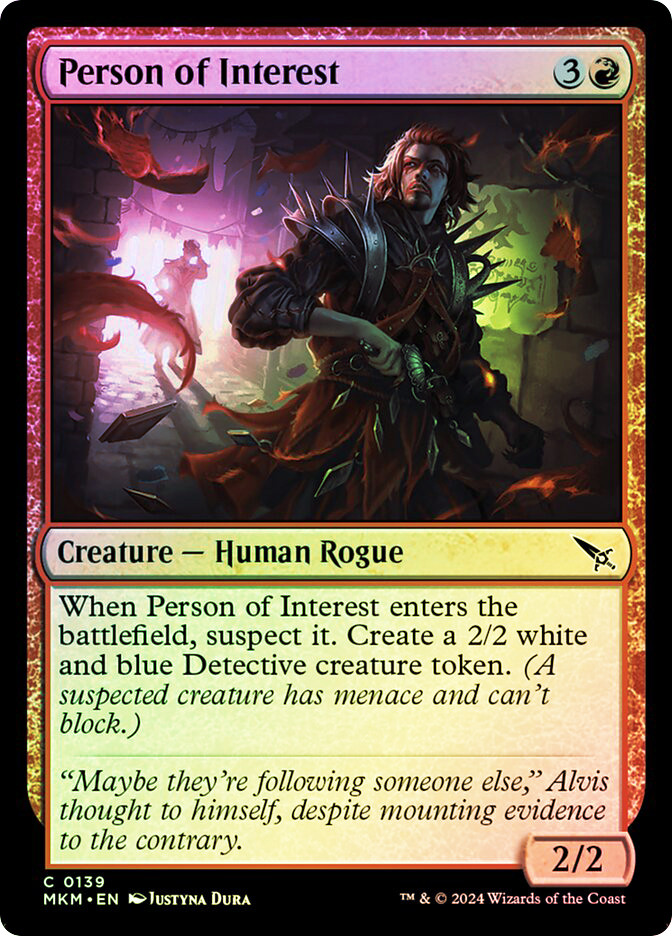 mtg suspect cards Wojek Investigator (Showcase) [Murders at Karlov Manor] suspect cards mtg Primetime 