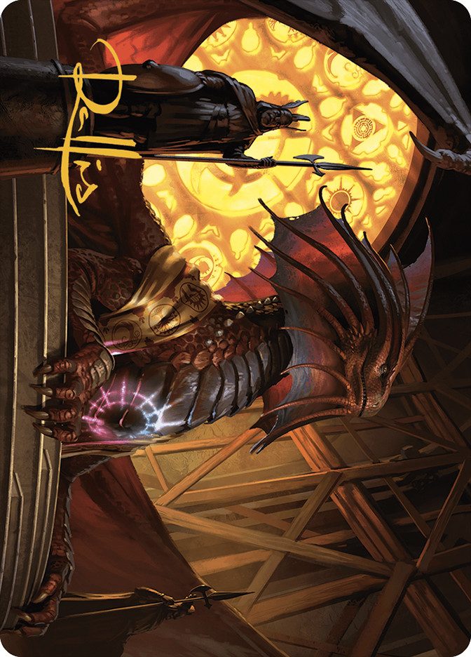 ノーブル NOBLEメモリーグログランミディタックスカート Niv-Mizzet, Guildpact Art Card} (#21) (Signed) | Art Series