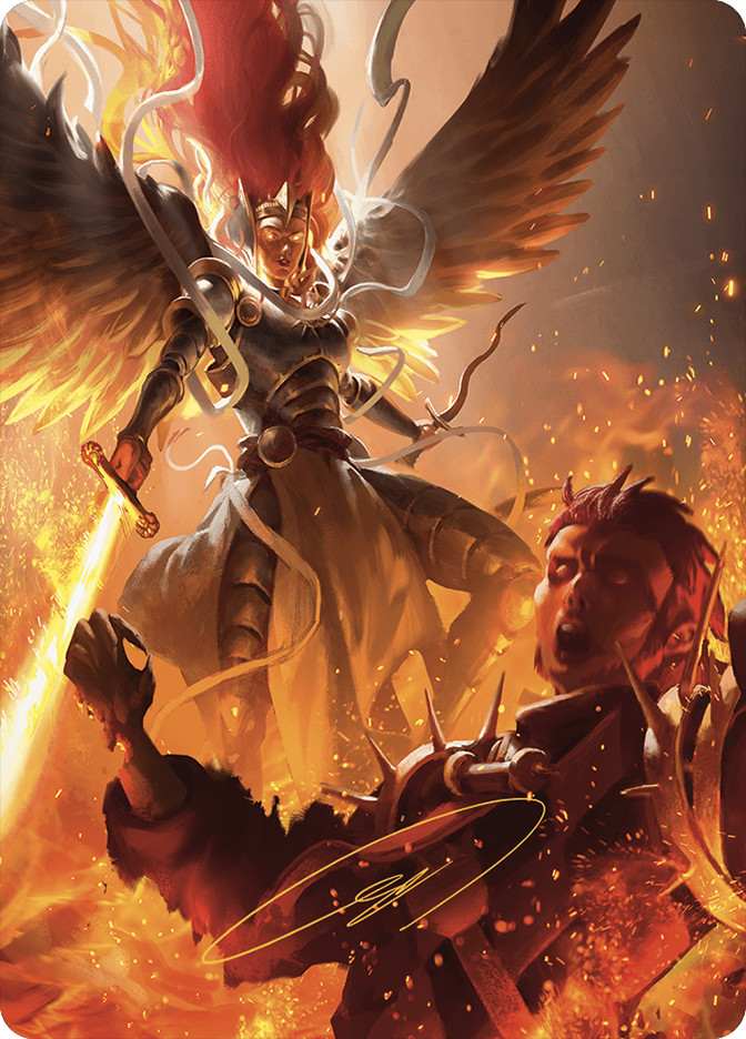 mtg convoke cards Yarus, Roar of the Old Gods Art Card (24/49) (Gold-Stamped Signature) main image 1
