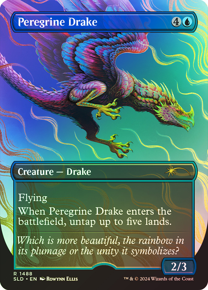 mtg 1488 card Peregrine Drake | Secret Lair Drop