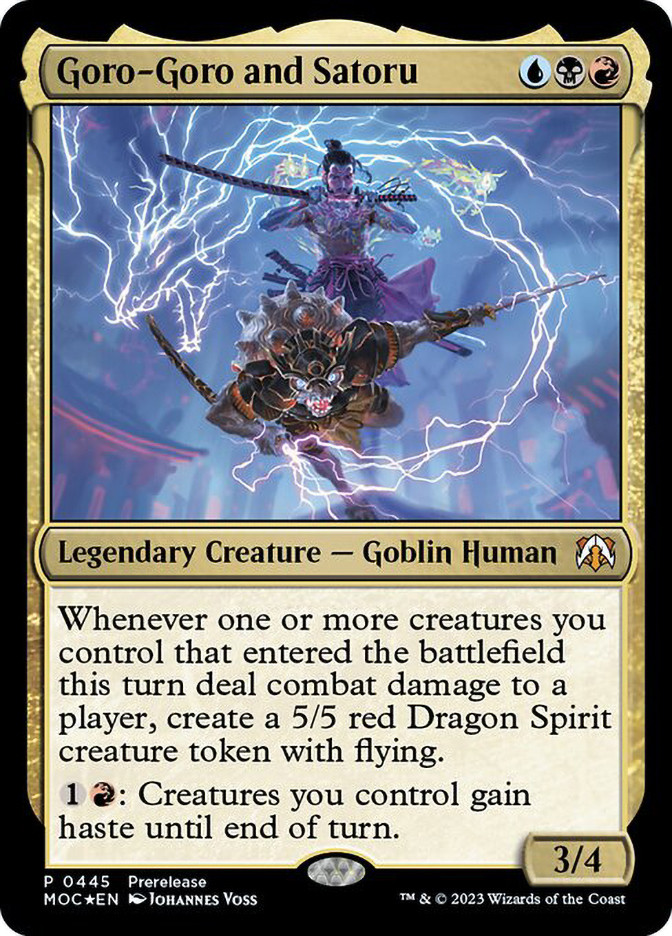 Goro-Goro and Satoru (Prerelease) | Promo | Star City Games