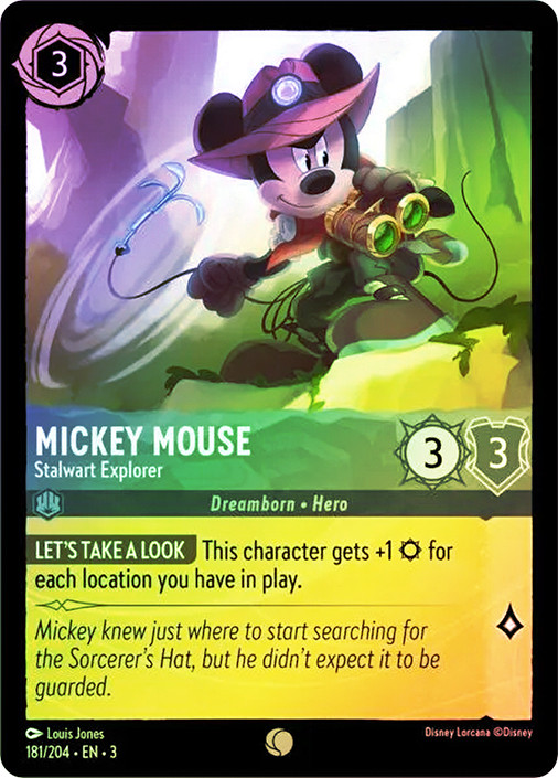 Mickey Mouse - Stalwart Explorer | Into the Inklands | Star City Games
