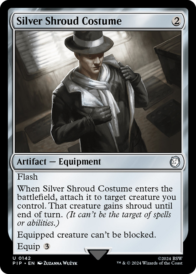 Silver Shroud Costume Fallout Commander Star City Games