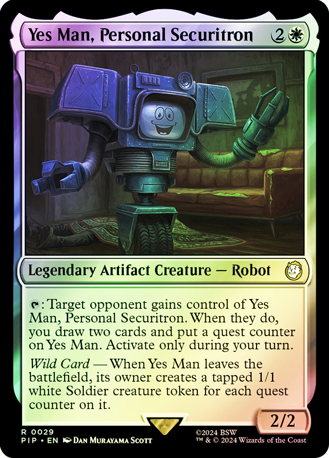 Yes Man, Personal Securitron | Fallout Commander | Star City Games