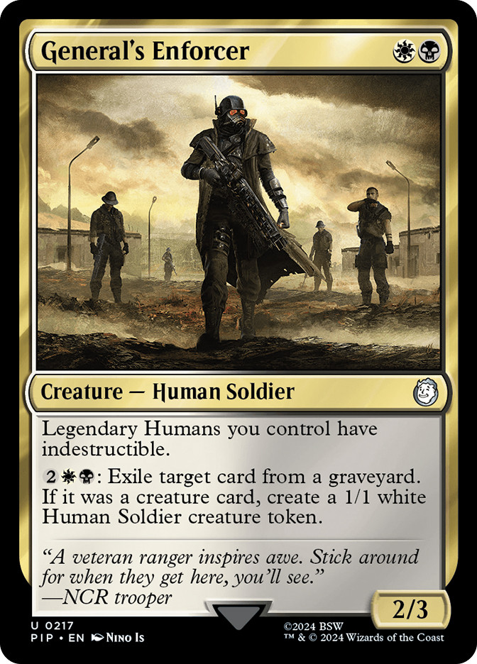 General's Enforcer | Fallout Commander | Star City Games