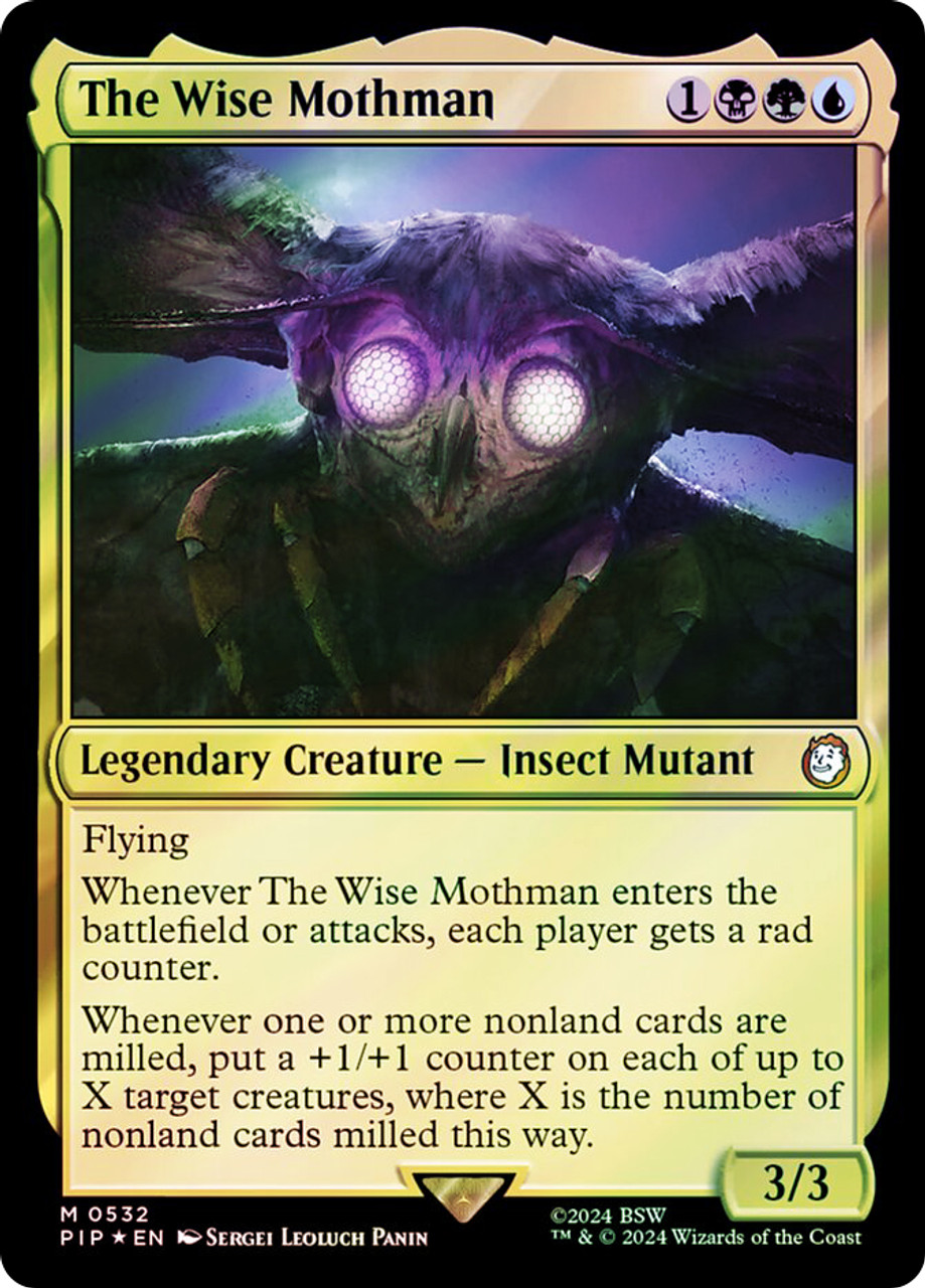 The Wise Mothman (Surge Foil) | Fallout Commander