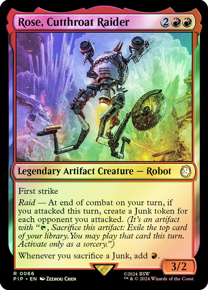 Rose, Cutthroat Raider | Fallout Commander | Star City Games