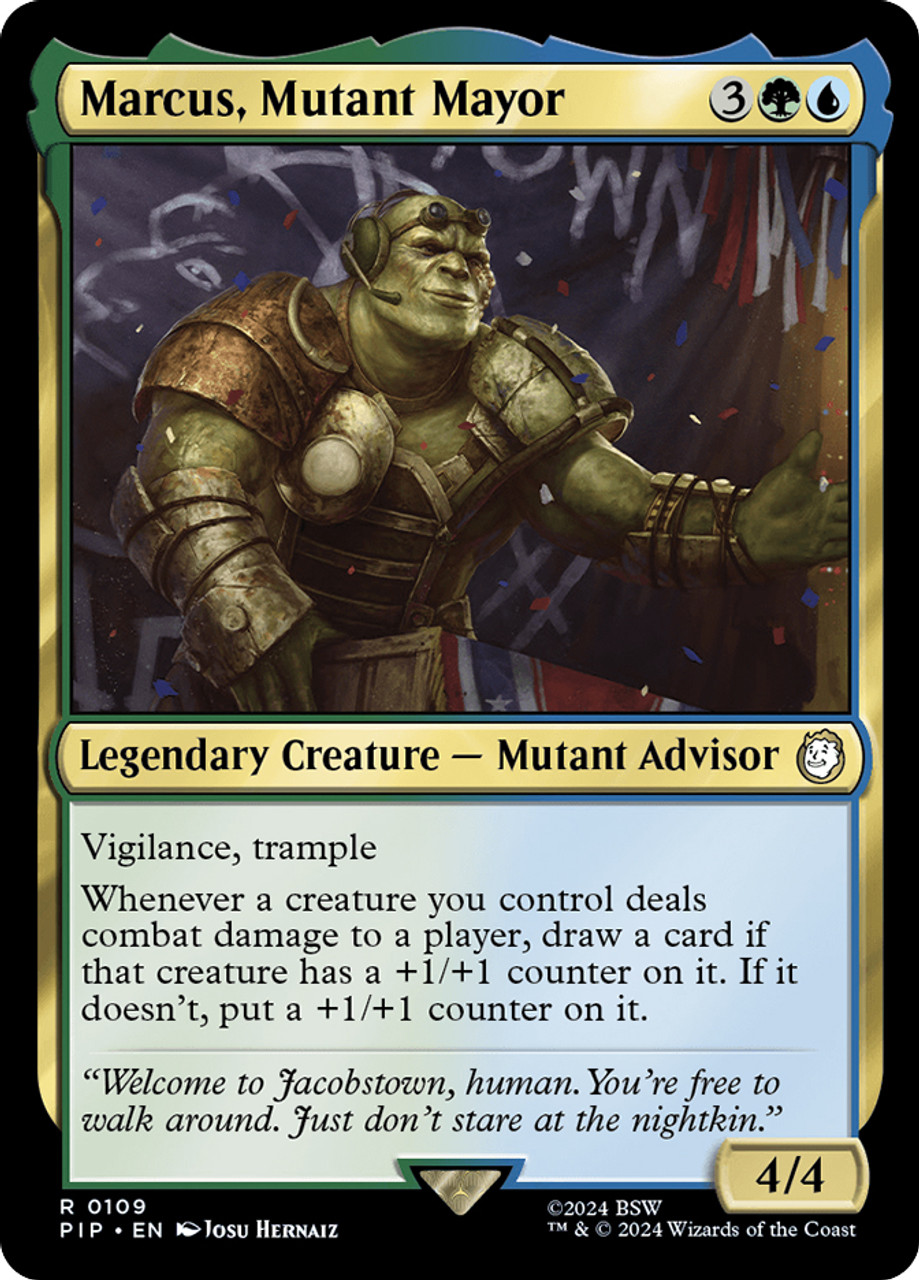 Marcus, Mutant Mayor | Fallout Commander | Star City Games
