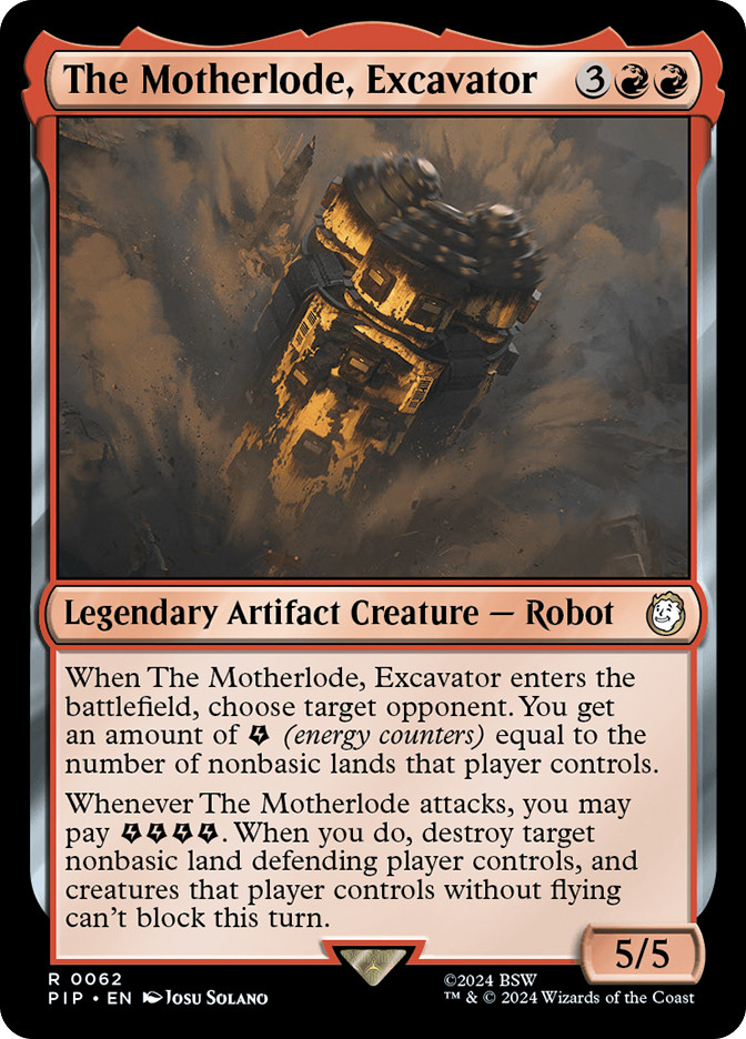 The Motherlode, Excavator | Fallout Commander | Star City Games