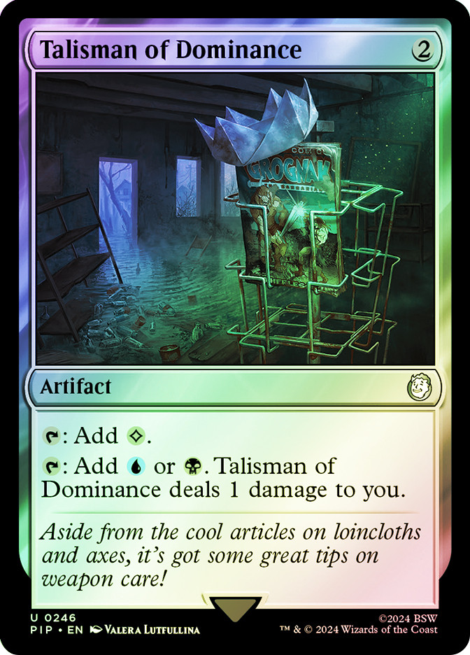 Talisman of Dominance | Fallout Commander | Star City Games