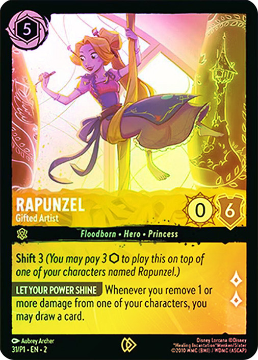 Rapunzel - Gifted Artist (Event Promo) | Promotional Cards | Star