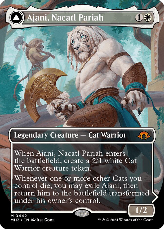 Ajani, Nacatl Pariah 4枚セット Ajani, Nacatl Pariah // Ajani, Nacatl Avenger | Modern Horizons 3