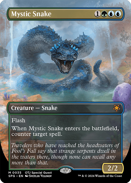 神秘の蛇/Mystic Snake Foil 英語 4枚 MTG マジック：ザ・ギャザリング - ☆神秘の蛇 英語1枚の通販 by