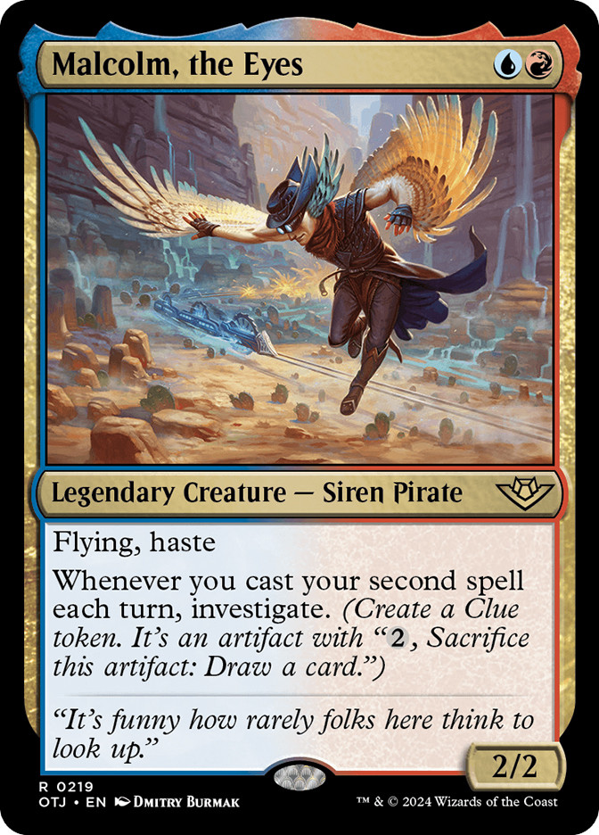 look up mtg cards Malcolm, the Eyes