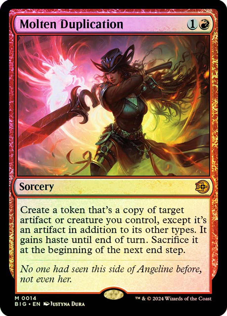 Molten duplication 溶鉄の複製　アーティストプルーフ　mtg MTG 溶鉄の複製/Molten Duplication - メルカリ