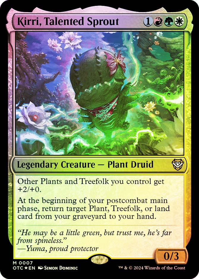 Kirri, Talented Sprout | Outlaws of Thunder Junction Commander