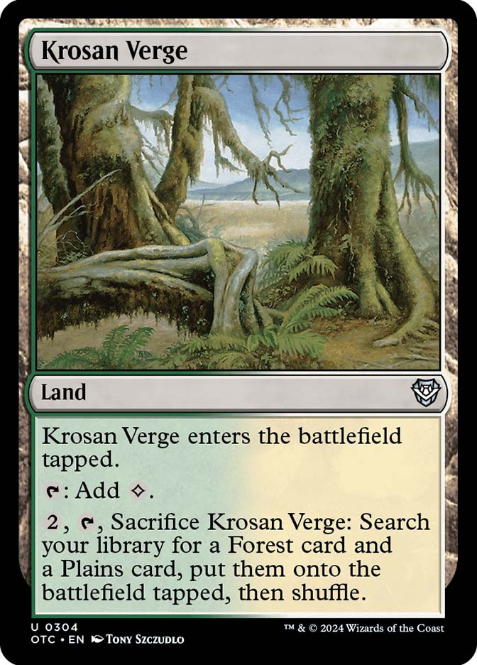 Krosan Verge | Outlaws of Thunder Junction Commander | Star City Games