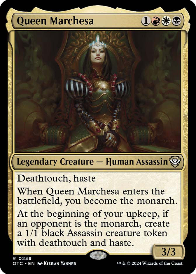 MTG CN2 Foil マルチェッサ女王/Queen Marchesa 日1枚 Queen Marchesa | Outlaws of Thunder Junction Commander | Star City