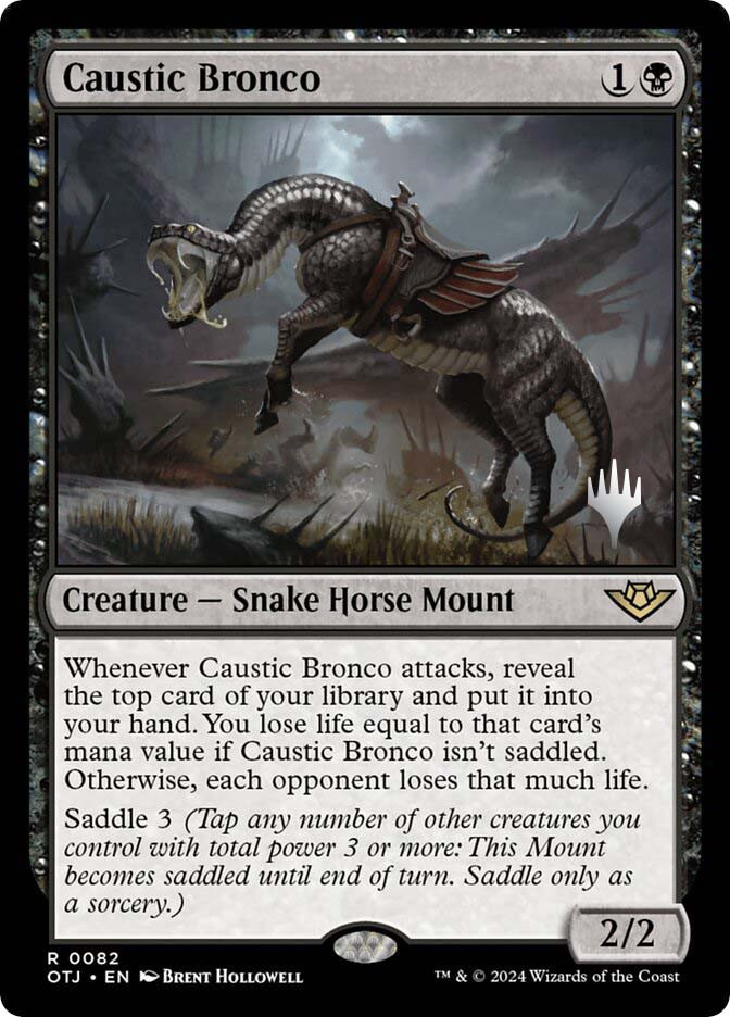 Caustic Bronco (Promo Pack) (Outlaws of Thunder Junction) | Promo