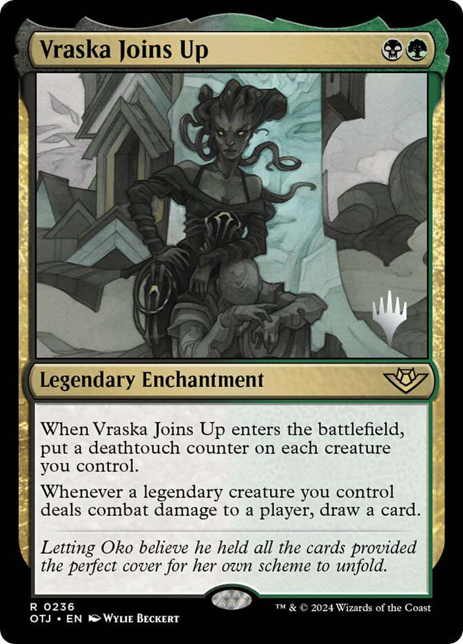 Vraska Joins Up (Promo Pack) (Outlaws of Thunder Junction) | Promo