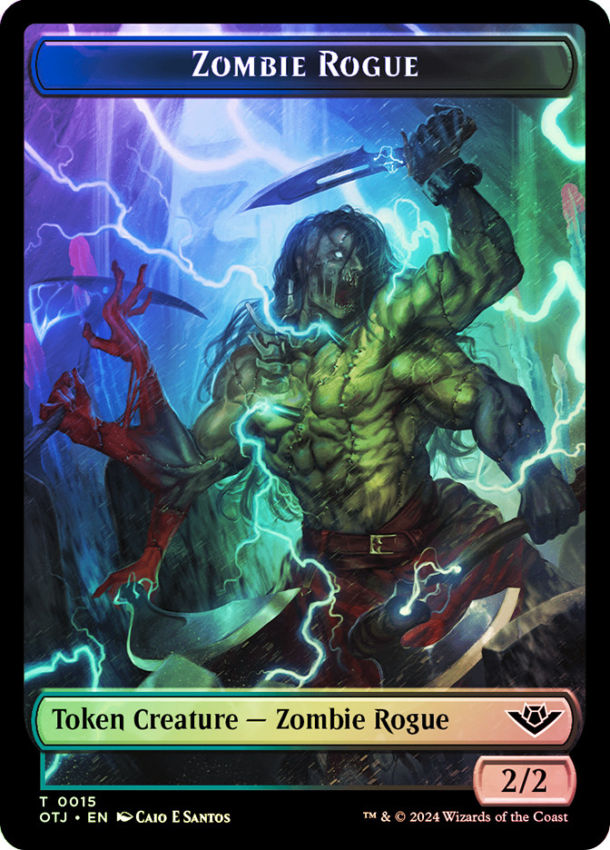 {Mercenary Token} // {Zombie Rogue Token} | Outlaws of Thunder Junction ...