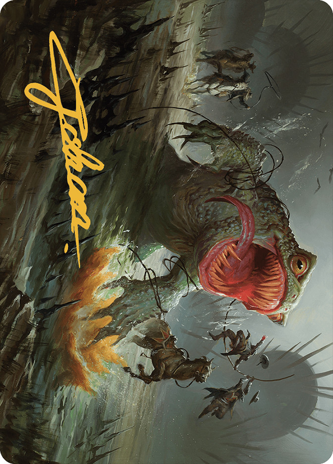 The Gitrog, Ravenous Ride Art Card} (Signed) | Art Series: Outlaws