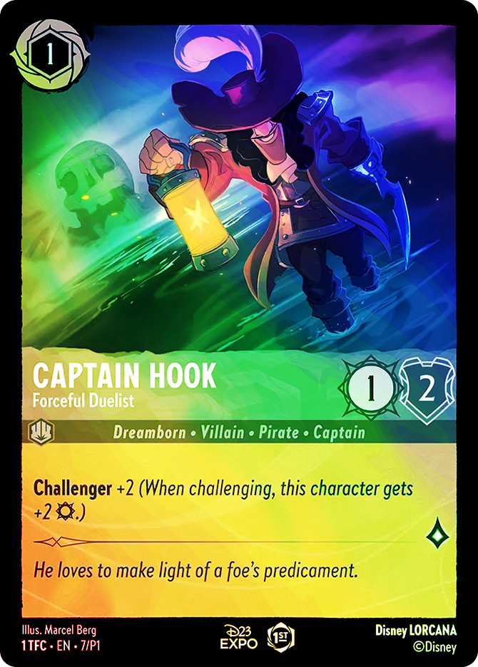 Captain Hook - Forceful Duelist (D23 Expo) | Promotional Cards