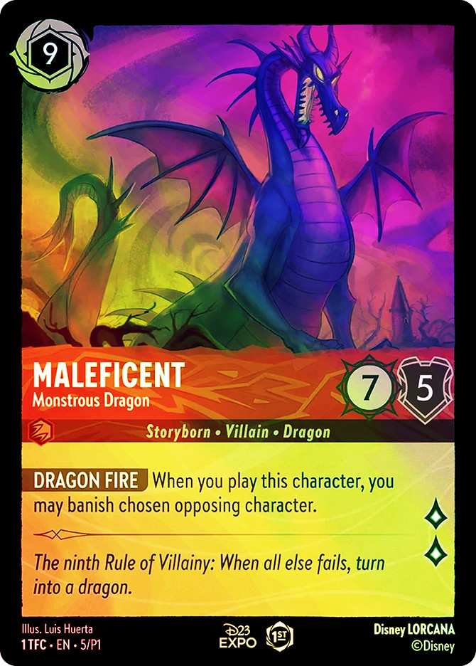 Maleficent - Monstrous Dragon (D23 Expo) | Promotional Cards