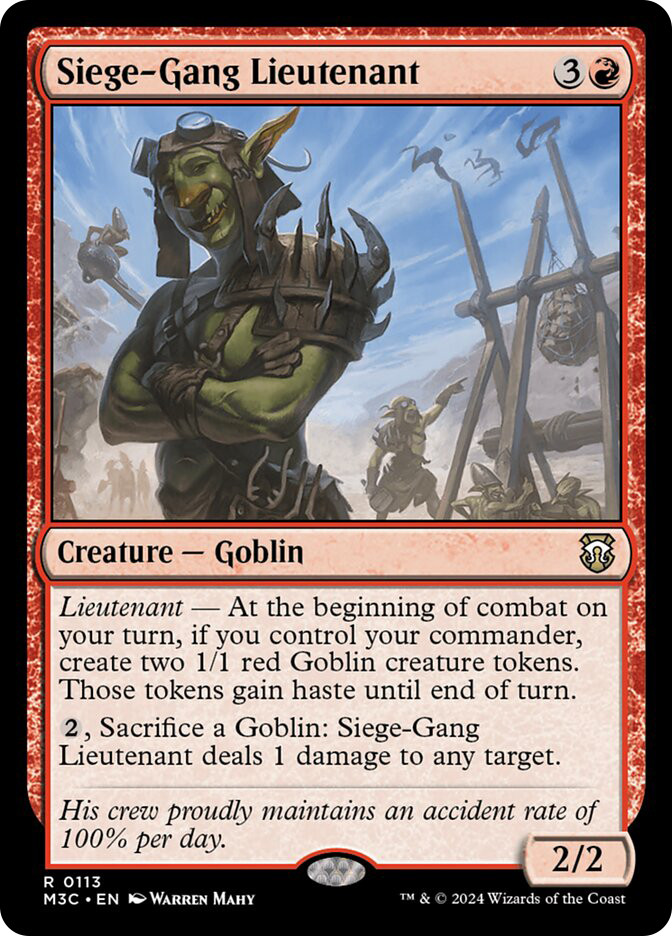 Magic: the Gathering - Capo Della Squadra di Assedio