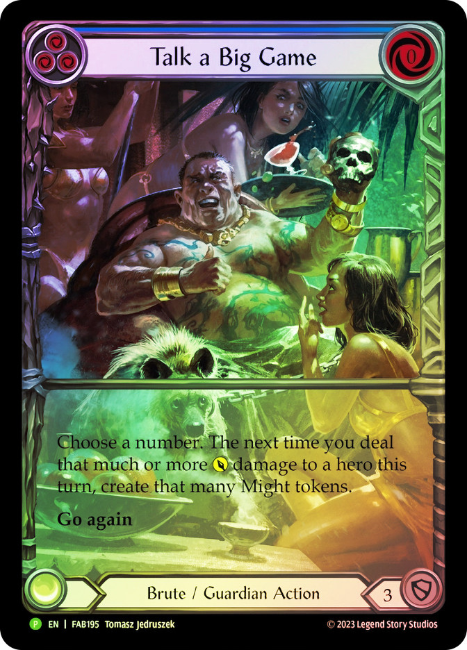 Talk a Big Game (Calling) | Promotional Cards | Star City Games