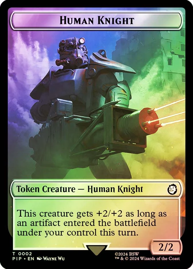 Junk Token {Human Knight Token} // {Junk Token} | Fallout Commander | Star City Games
