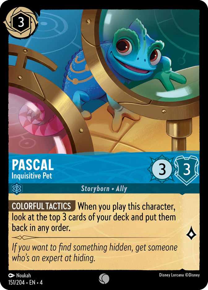 Pascal - Inquisitive Pet - Ursula's Return [COMMON NORMAL] | Ozzie Collectables