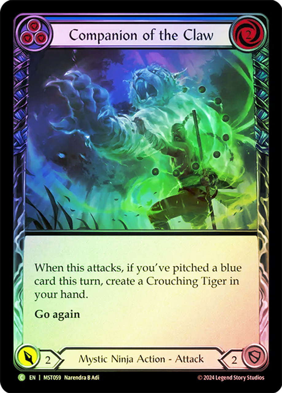 Companion of the Claw (Blue)