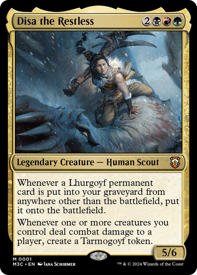 mtg disa the restless commander deck Ultra PRO Modern Horizons 3 Commander (M3C) #12 Illustrated by Boell Oyino Magic Commander Modern Horizons 3: "Disa