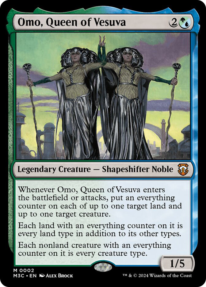 mtg omo commander deck Modern Horizons 3 OMO, Queen of Vesuva Playmat for Magic: The Gathering : Toys & Games Modern Horizons 3 Commander (M3C) #2 Illustrated by Alex Brock Magic MTG Commander Modern Horizons 3