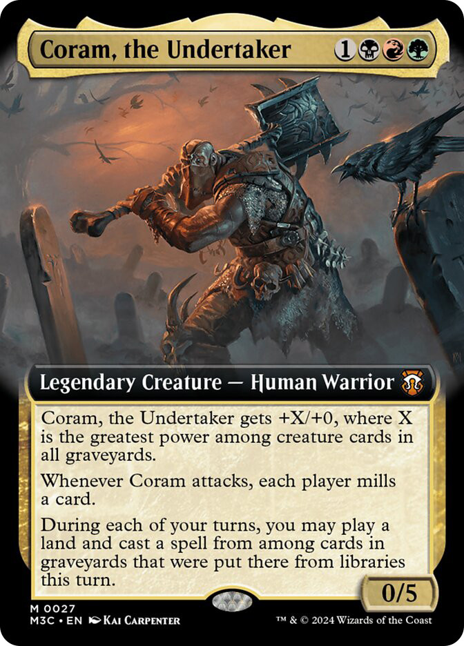 マジック：ザ・ギャザリング Coram, The Undertaker Commander deck Coram, the Undertaker | Modern Horizons 3 Commander | Star City Games