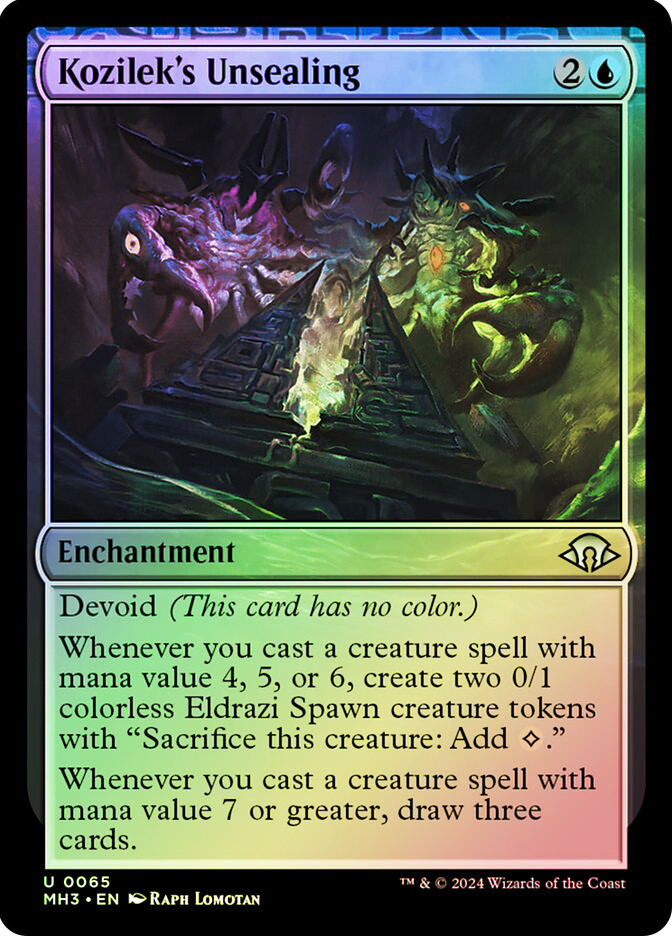 Kozilek's Unsealing | Modern Horizons 3 | Star City Games
