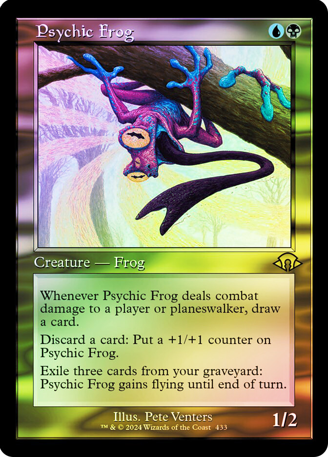 MtG Modern Horizons 3 Rare Psychic Frog #433 ['97 Classic Print]