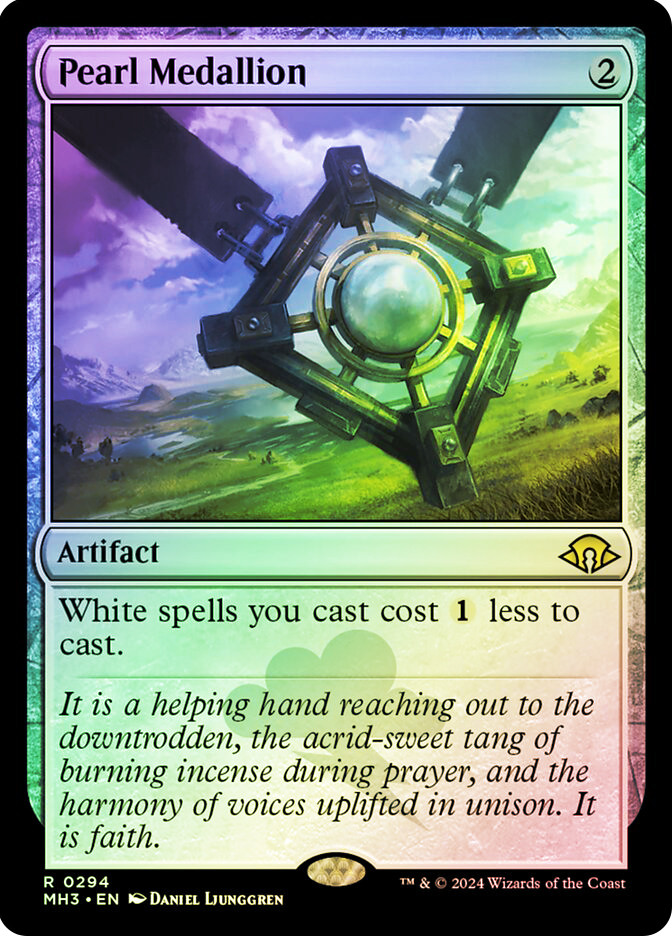 Magic the Gathering Modern Horizons 3 Rare Pearl Medallion #294