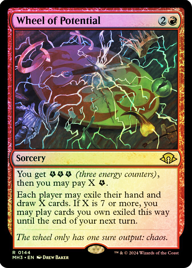 all wheel cards mtg Magic The Gathering - Modern Horizons 3 - Wheel of Potential