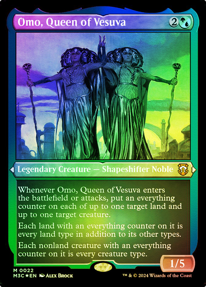 mtg omo commander deck Omo, Queen of Vesuva (foil)