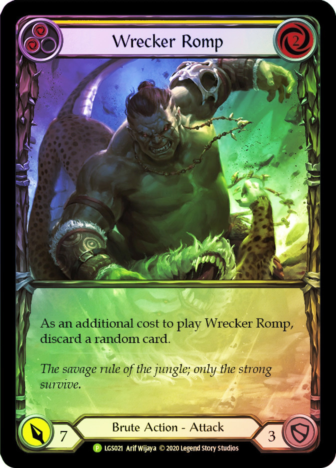 【希少】Flesh and Blood Wrecker Romp Promo版 Wrecker Romp (Yellow) (Armory Event) | Promotional Cards | Star