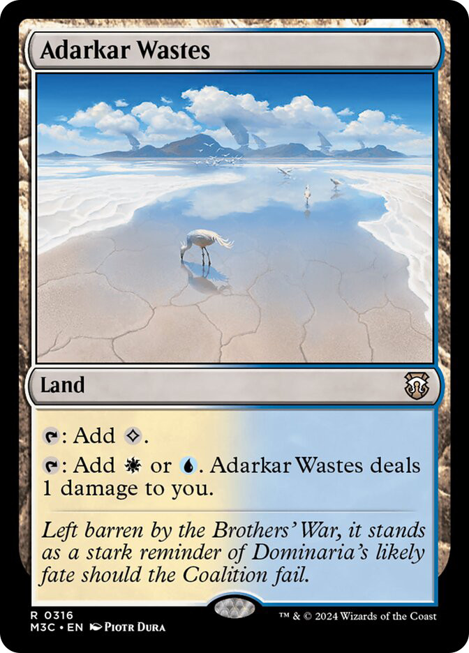 アダーカー荒原 Adarkar Wastes 英語 4枚セット Adarkar Wastes | Modern Horizons 3 Commander | Star City Games
