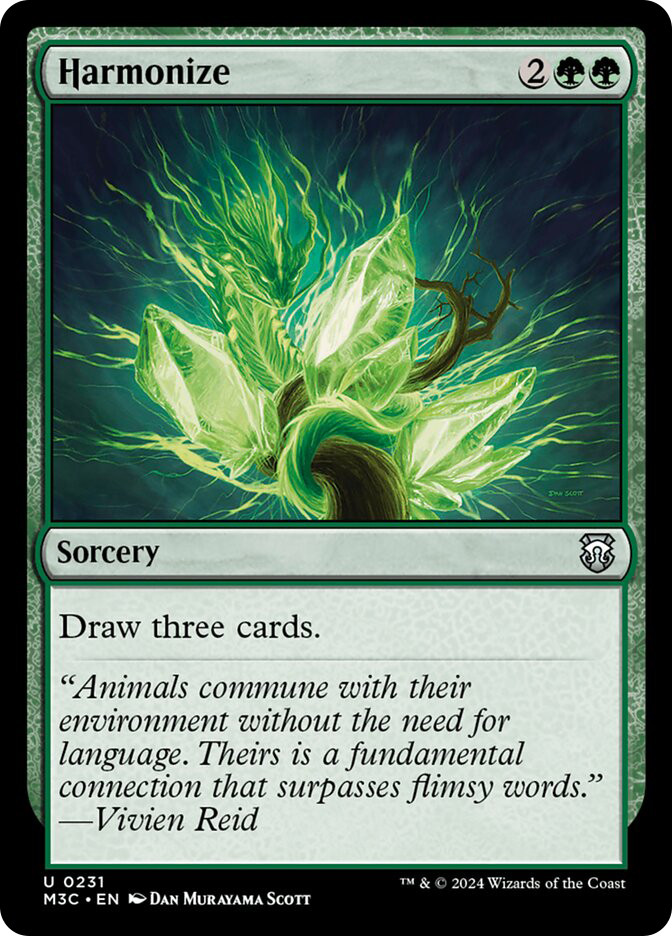 MTG調和/Harmonize(EN)１枚 Harmonize | Modern Horizons 3 Commander | Star City Games